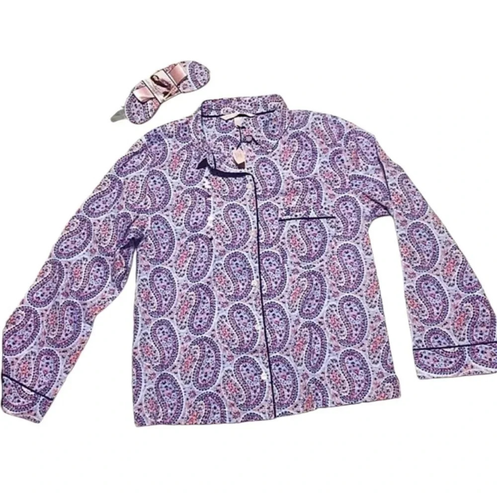 NWT VS Cotton Mayfield Paisley Pajama Night Mask
Size Small